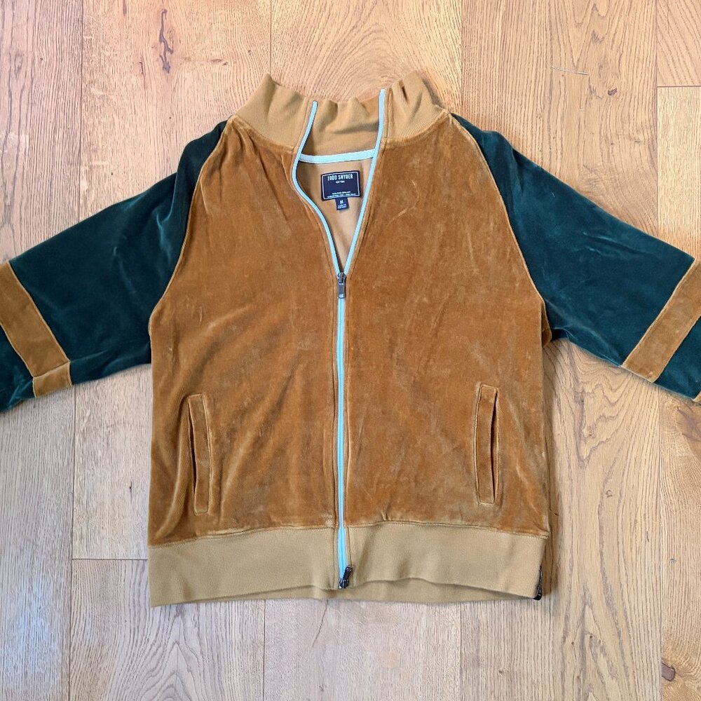 Todd Snyder Velour Track Jacket — Med